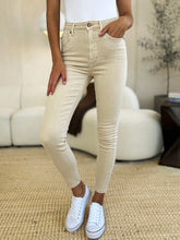 Judy Blue Full Size Tummy Control High-Rise Skinny Jeans with Vibrant Garment Dye